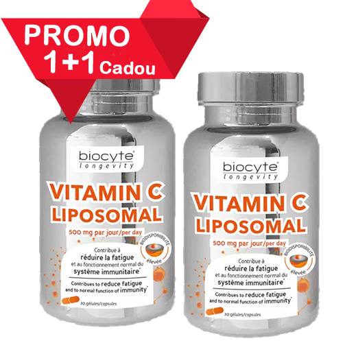 Vitamina C Lipozomala 1+1 Cadou, Biocyte